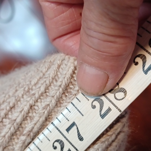 Chico  Vintage Tan Woman's Tan Cartigan‎ sz 1 = M - Picture 6 of 8